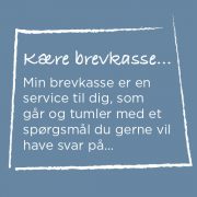 Erlinng Chriistensen - brevkassesvar blåt